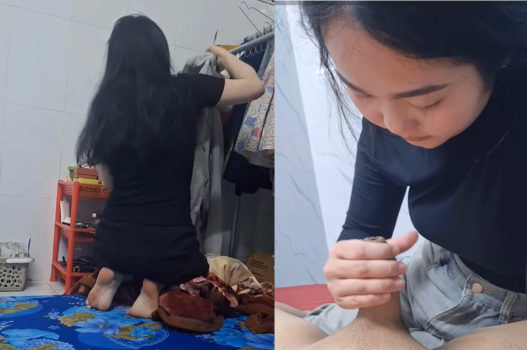 Bạn thân chăm mút cặc dù có ny