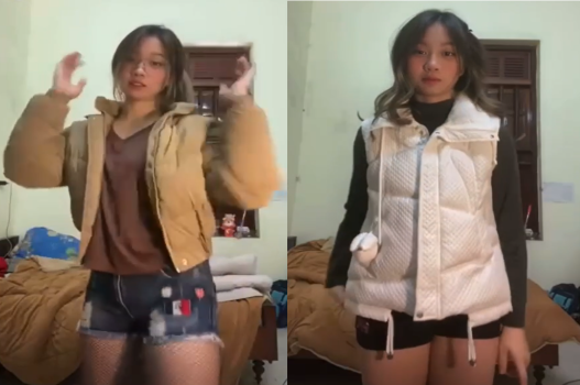 Cô sinh viên gợi cảm tự thể hiện thu hút khiến bạn say mê