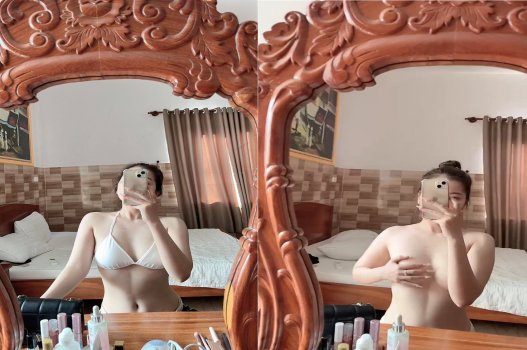 Quan hệ ngoài ban công cô gái sướng mê